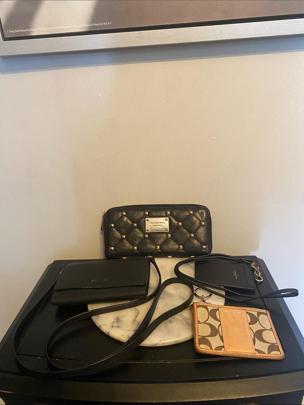 Coach & Michael Kors Wallets ID Key Ring bags lot  💼